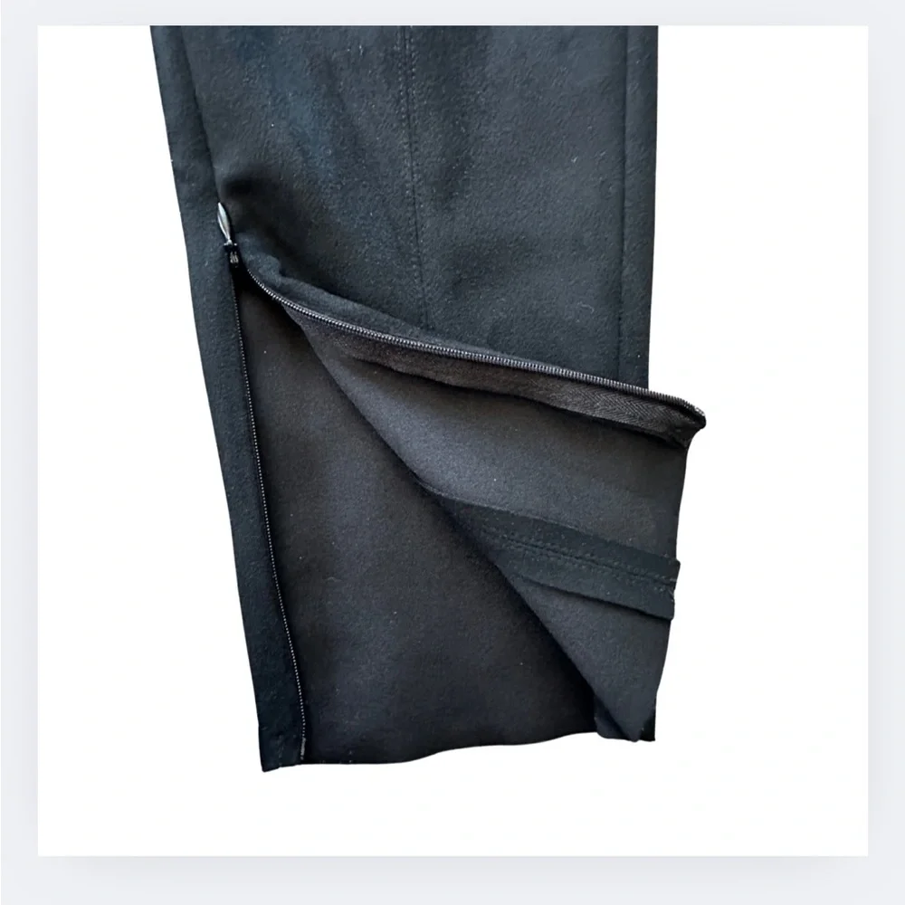 Zara Faux Suede Black Leggings - Picture 4 of 7